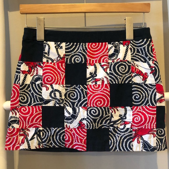 Vineyard Vines Other - VINEYARD VINES • nautical patchwork skirt shorts